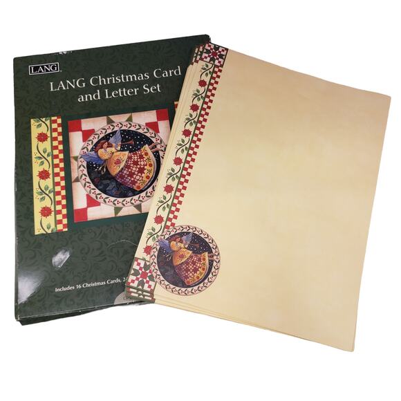 Jim Shore Winter Angel Christmas Paper 48 Sheets Christmas Stationary - Picture 5 of 10